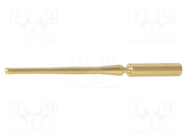 HARTING Conector M12 macho recto con contactos dorados