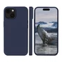 Dbramante1928 Funda Greenland para iPhone 15 - Azul - Resistente al Polvo y Rayones