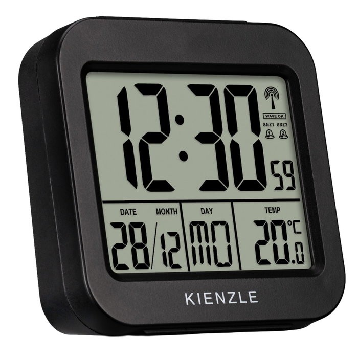 Kienzle Despertador de Viaje con Pantalla de Temperatura Interior Kienzle Despertador de Viaje con Pantalla de Temperatura Interior