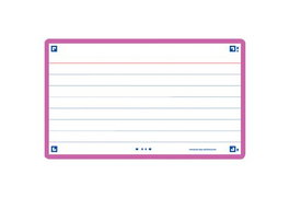 OXFORD Fichas Flash 2.0 Color Horizontal 125x75mm (A7) Lila