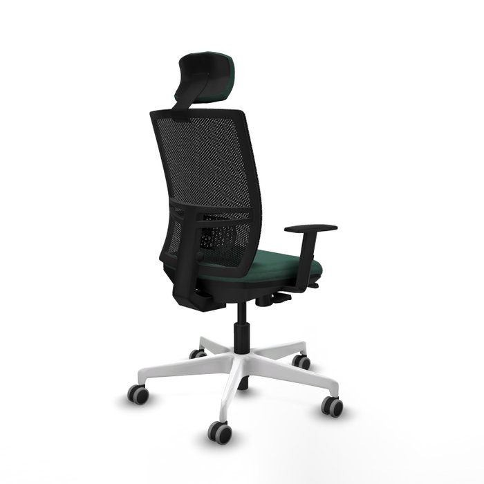 PIQUERAS Y CRESPO Silla de oficina Yunquera Verde botella con mecanismo Sincro/Traslack PIQUERAS Y CRESPO Silla de oficina Yunquera Verde botella con mecanismo Sincro/Traslack