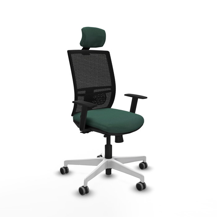 PIQUERAS Y CRESPO Silla de oficina Yunquera Verde botella con mecanismo Sincro/Traslack PIQUERAS Y CRESPO Silla de oficina Yunquera Verde botella con mecanismo Sincro/Traslack