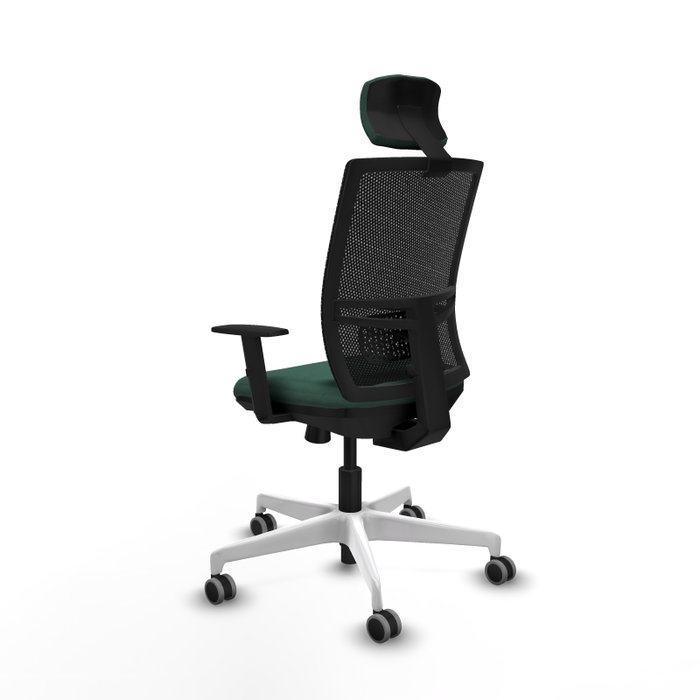 PIQUERAS Y CRESPO Silla de oficina Yunquera Verde botella con mecanismo Sincro/Traslack PIQUERAS Y CRESPO Silla de oficina Yunquera Verde botella con mecanismo Sincro/Traslack