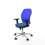 PIQUERAS Y CRESPO Silla de oficina Jorquera Azul con mecanismo Sincro/Traslack