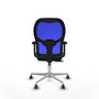 PIQUERAS Y CRESPO Silla de oficina Jorquera Azul con mecanismo Sincro/Traslack