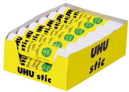 UHU Pack de 12 Barras de Pegamento de 40 g