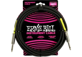 Ernieball Cable Instrumento Jack-Jack SS 4,57 Metros Negro