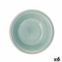 Quid Ensaladera Cerámica Vita Aqua Turquesa 23 cm (6 Unidades) inevitable