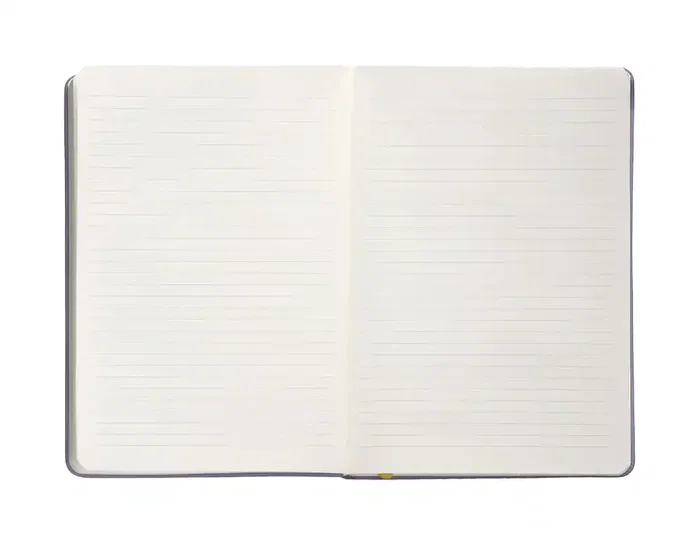 Antartik Cuaderno A4 Tapa Dura Hojas Rayas Morado y Amarillo 100 Hojas 80gr FSC