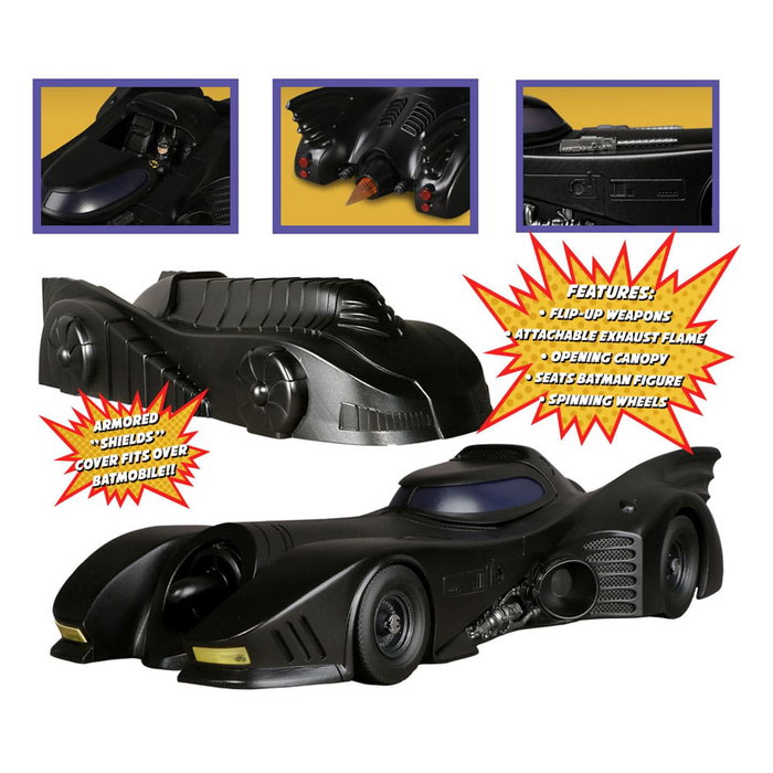 Mezco Toyz Batmobile Batman 1989 5 Points DC Universe