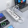 Aisens Regleta de Enchufes Multifunción 4 Tomas + 2 USB-C + 2 USB-A Blanco ASPS-2A2C12-W