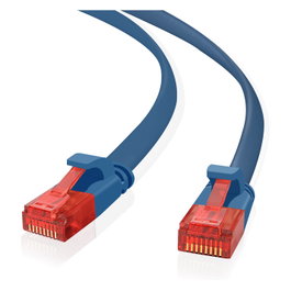 Helos Patchkabel Cat.6a Ultraplano U/UTP 7,5m Azul