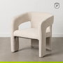 Silla Beige Tejido Salón 69 X 66 X 73 cm