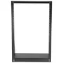 StarTech 2POSTRACK16 Rack Abierto de 2 Columnas 16U Negro