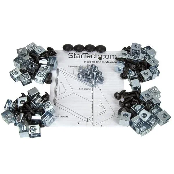 StarTech 2POSTRACK16 Rack Abierto de 2 Columnas 16U Negro