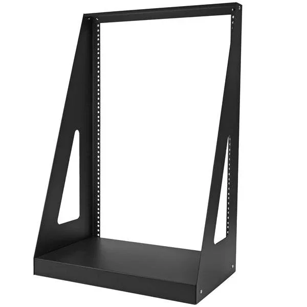 StarTech 2POSTRACK16 Rack Abierto de 2 Columnas 16U Negro
