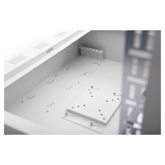 Digitus DN-DVR-1 Carcasa de Pared para DVR, Color Gris, Acero, Certificación IP20, Dimensiones 580 x 160 x 550 mm, Hecho en Turquía