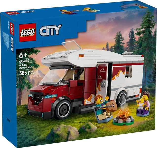 Lego City - Juego de Construcción de Autocaravana Aventurera para Vacaciones, Edad Recomendada 6 Años