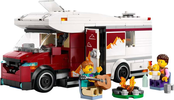 Lego City - Juego de Construcción de Autocaravana Aventurera para Vacaciones, Edad Recomendada 6 Años
