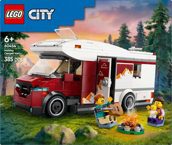 Lego City - Juego de Construcción de Autocaravana Aventurera para Vacaciones, Edad Recomendada 6 Años