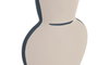 DKD Home Decor Jarrón de Terracota Pintado a Mano Crudo