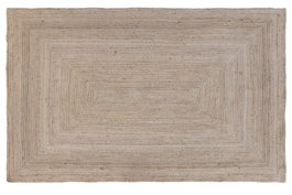 DKD Home Decor Alfombra Urban Jutelan26 Marron Claro 290x200 cm Lana Yute