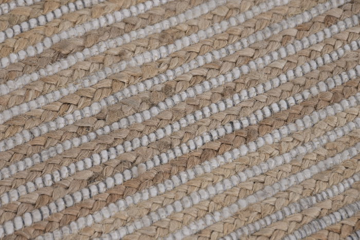 DKD Home Decor Alfombra Urban Jutelan26 Marron Claro 290x200 cm Lana Yute