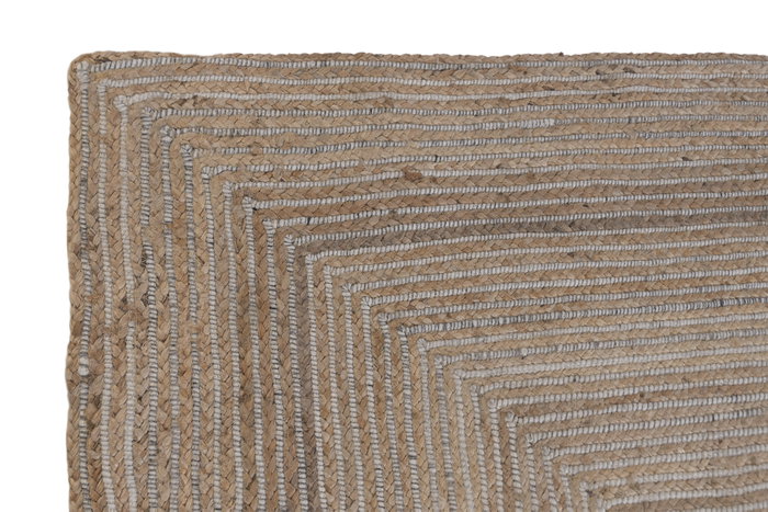DKD Home Decor Alfombra Urban Jutelan26 Marron Claro 290x200 cm Lana Yute