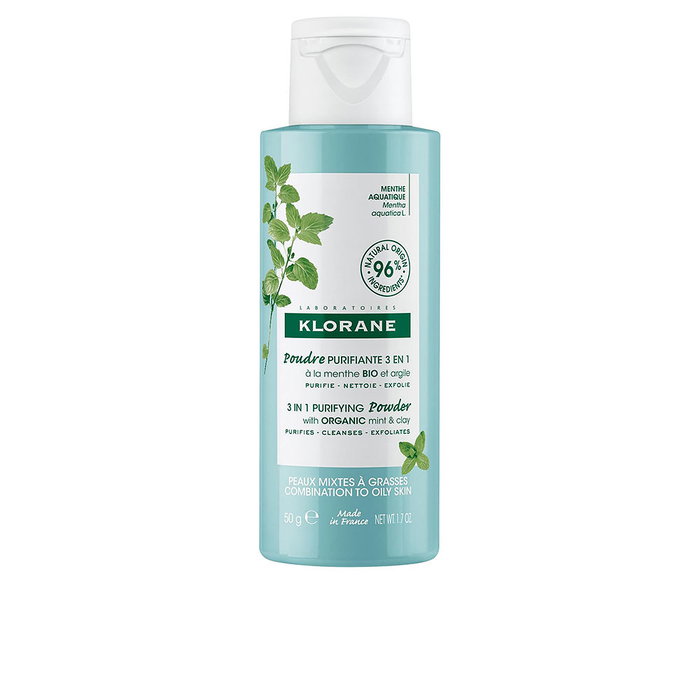 Klorane Menta BIO Polvo Purificante 3 en 1 Klorane Menta BIO Polvo Purificante 3 en 1