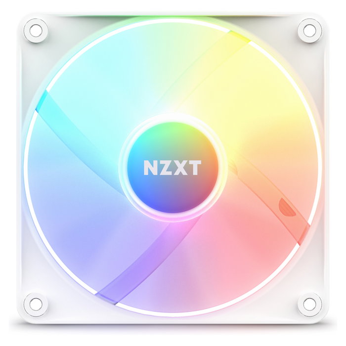 NZXT F120 RGB Core Ventilador de Carcasa 12 cm Blanco