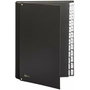 Pardo Carpeta clasificadora fuelle pardo carton compacto folio 24 departamentos visor doble personalizables negro