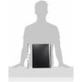 Pardo Carpeta clasificadora fuelle pardo carton compacto folio 24 departamentos visor doble personalizables negro