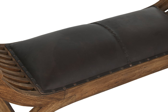 Descalzadora Item Home DKD Home Decor Marron Oscuro 36.5x55.5x130 cm Descalzadora Item Home DKD Home Decor Marron Oscuro 36.5x55.5x130 cm