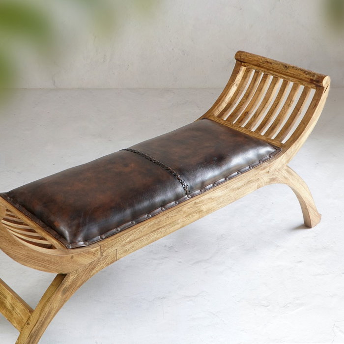 Descalzadora Item Home DKD Home Decor Marron Oscuro 36.5x55.5x130 cm Descalzadora Item Home DKD Home Decor Marron Oscuro 36.5x55.5x130 cm