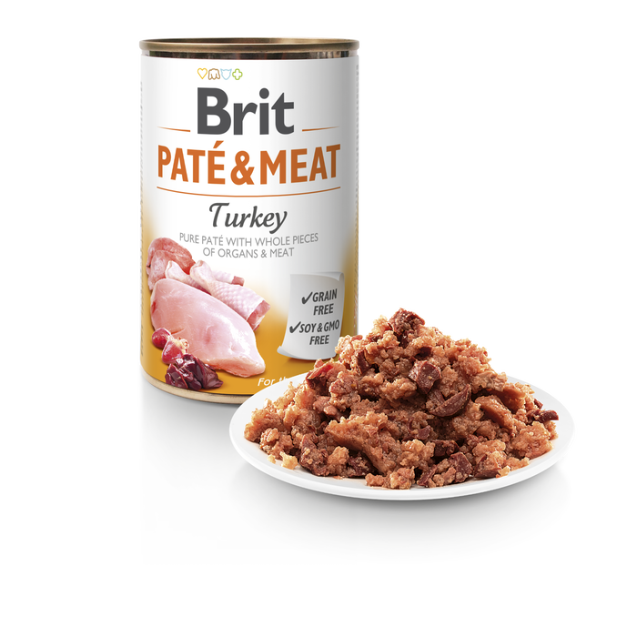 Brit Paté & Meat Pavo para Perro Adulto 6x400g Brit Paté & Meat Pavo para Perro Adulto 6x400g