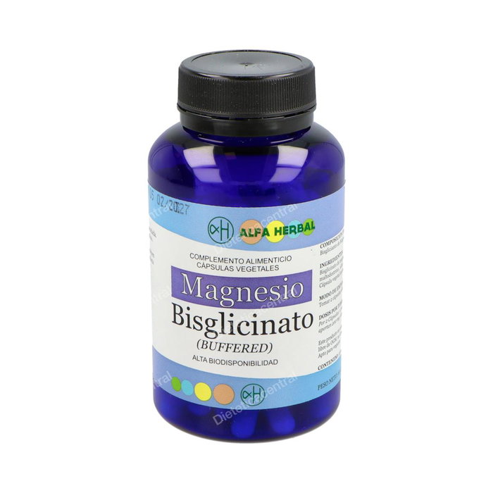 Alfa Herbal Magnesio Bisglicinato 120 Cápsulas Vegetales Alfa Herbal Magnesio Bisglicinato 120 Cápsulas Vegetales