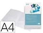 Liderpapel Carpeta Dossier con 2 Bolsas Canguro 45684 Polipropileno DIN A4 Transparente