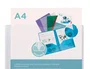 Liderpapel Carpeta Dossier con 2 Bolsas Canguro 45684 Polipropileno DIN A4 Transparente