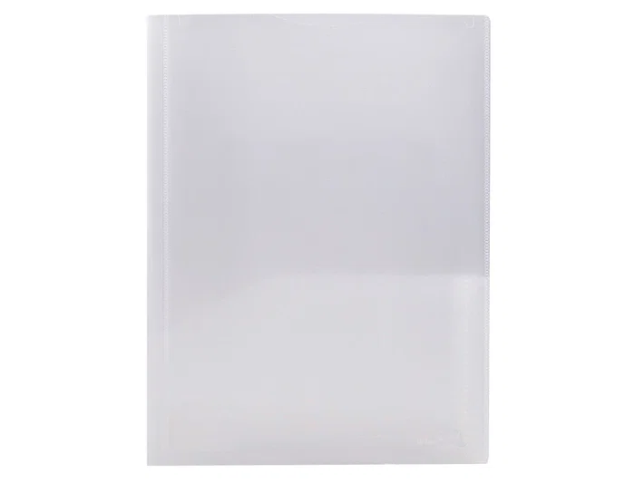 Liderpapel Carpeta Dossier con 2 Bolsas Canguro 45684 Polipropileno DIN A4 Transparente