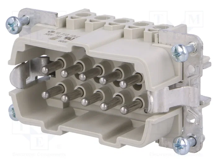 WIELAND Conector HDC Macho de 10 Pines para Panel WIELAND Conector HDC Macho de 10 Pines para Panel
