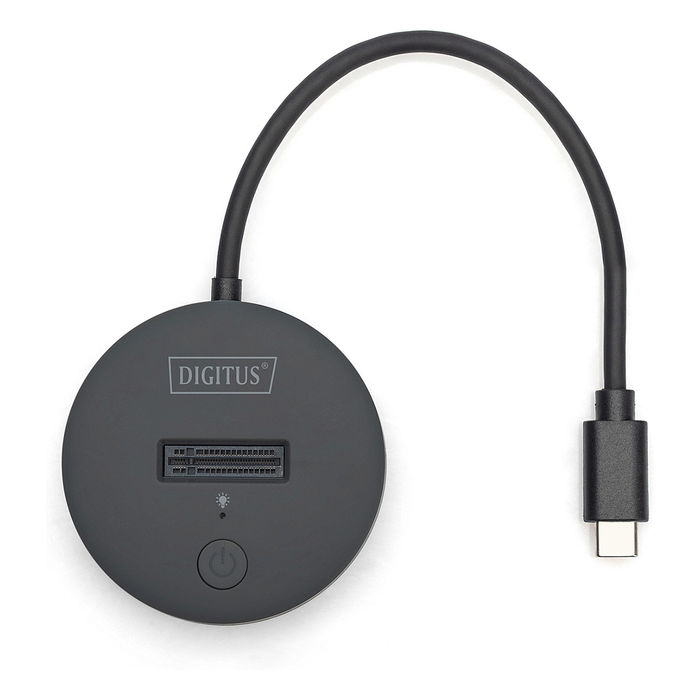 Digitus Docking Station USB-C a NVMe/SATA SSD Negro