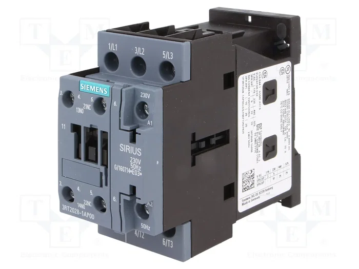 SIEMENS 3RT2028-1AP00 Contactor 3-polar 230VAC SIEMENS 3RT2028-1AP00 Contactor 3-polar 230VAC