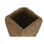 DKD Home Decor Set de 3 Maceteros de Seagrass y Metal Natural