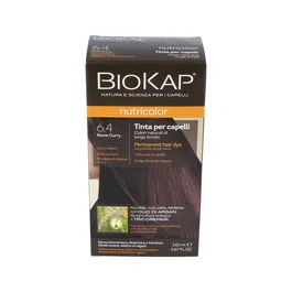 Biokap Tinte para el Cabello Copper Curry 140ml - Tono Cobrizo Curry - Cobertura de Canas con Ingredientes Vegetales