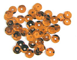 Innspiro Lentejuela plateada naranja 7mm 35gr