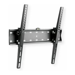 VALUE Wert TV-Wandhalterung neigbar für TV 32-55 Zoll (81-140 cm) bis 40 kg, 17.99.1219, VESA 200x200-400x400, schwarz