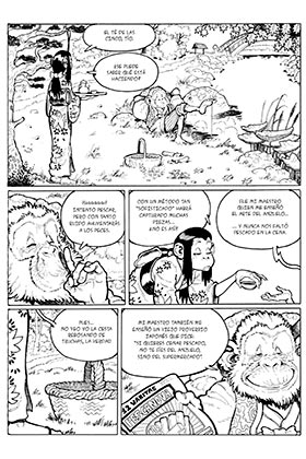 La Oveja Samurai 2. Bambu