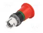 ABB Interruptor de emergencia rojo de 22mm