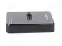QOLTEC Estación de acoplamiento USB 3.1 Gen 1 Negro