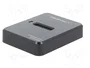 QOLTEC Estación de acoplamiento USB 3.1 Gen 1 Negro